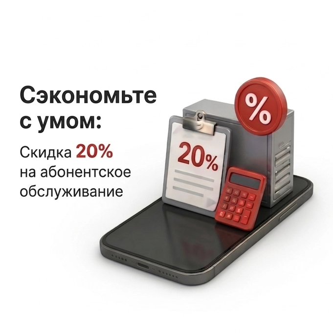 Сэкономьте с умом: Скидка 20% на абонентское обслуживание